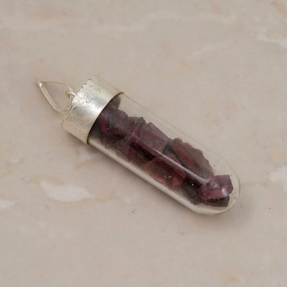 Crystal Chip Vial Pendant – Your Daily Amulet