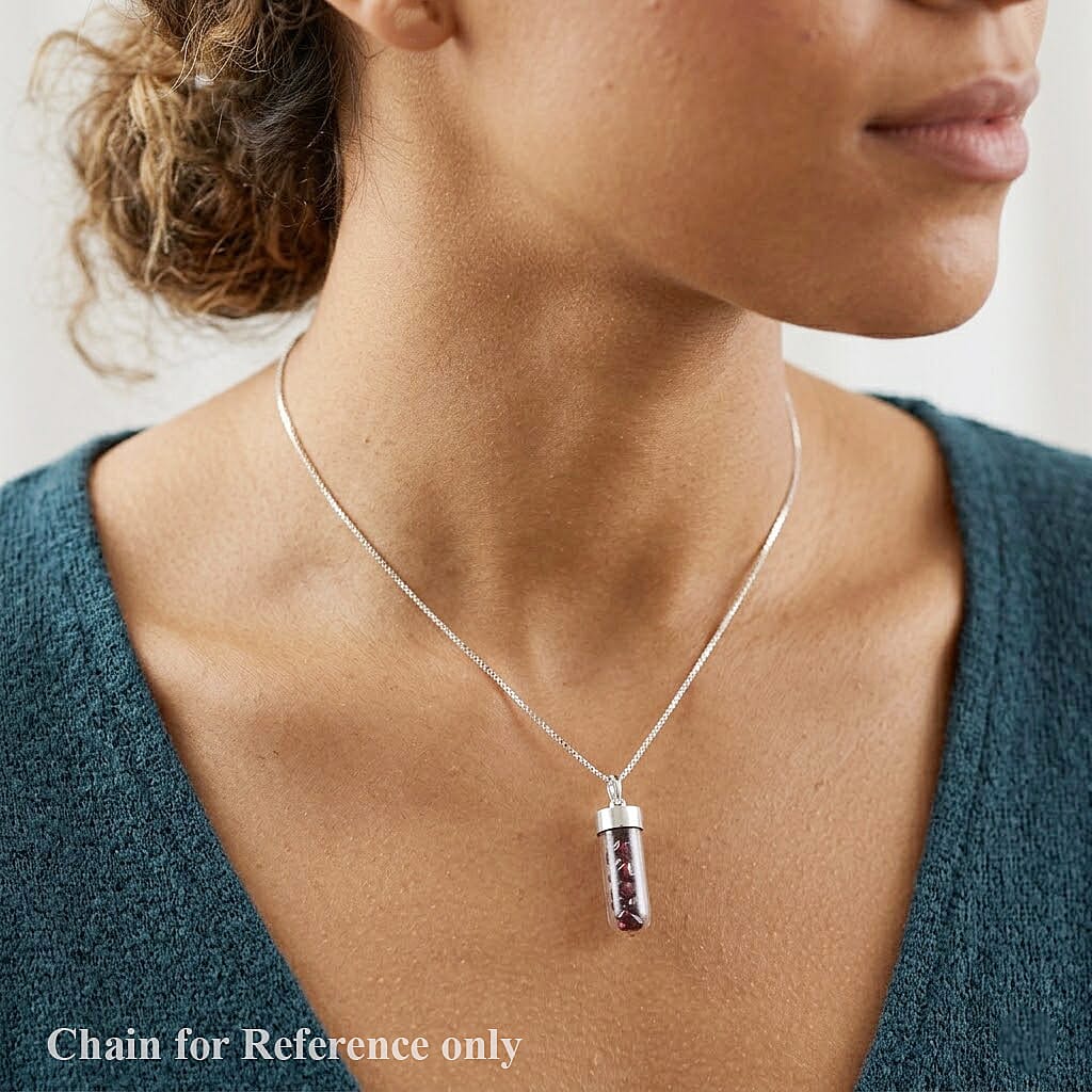 Crystal Chip Vial Pendant – Your Daily Amulet