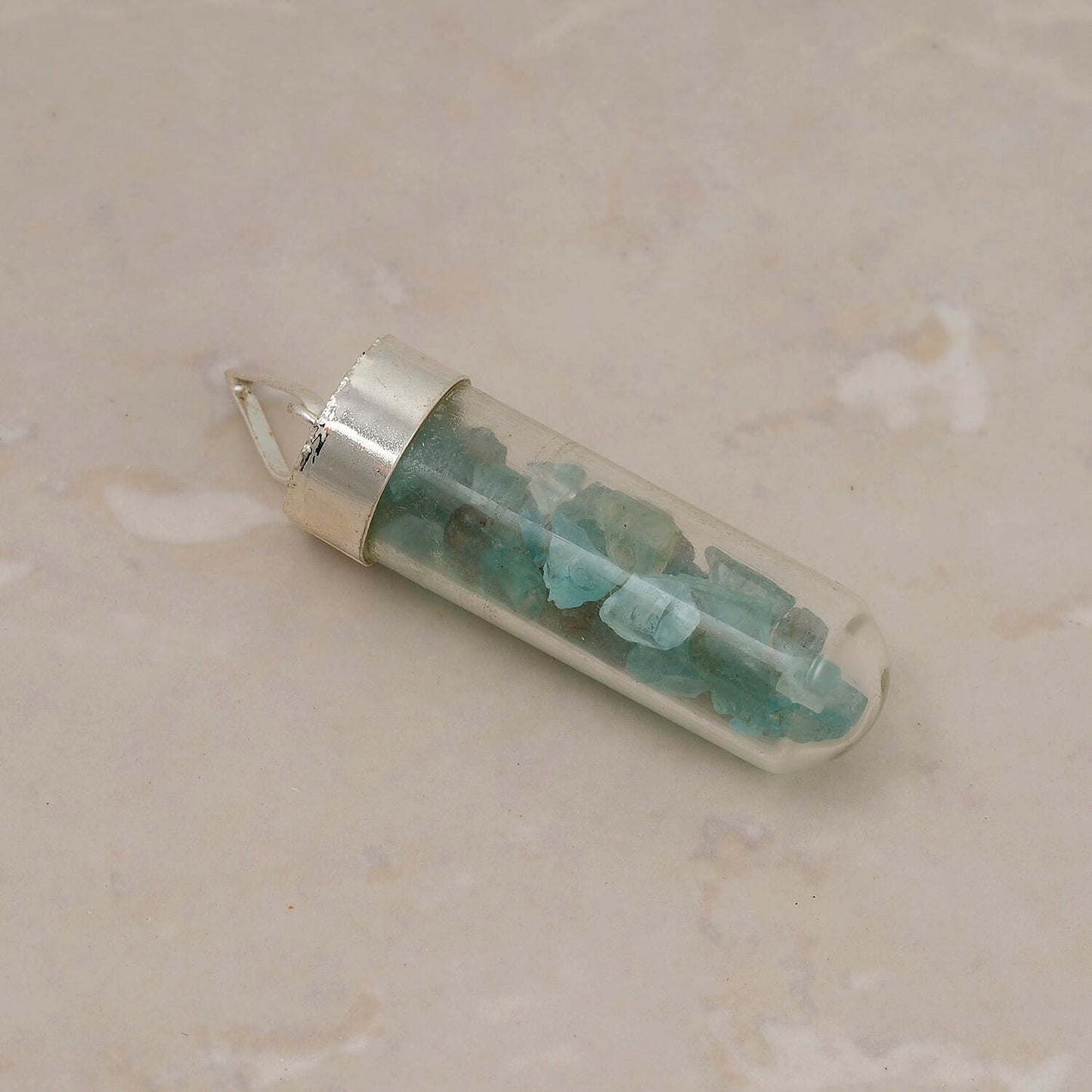 Crystal Chip Vial Pendant – Your Daily Amulet