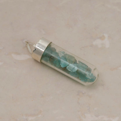 Crystal Chip Vial Pendant – Your Daily Amulet