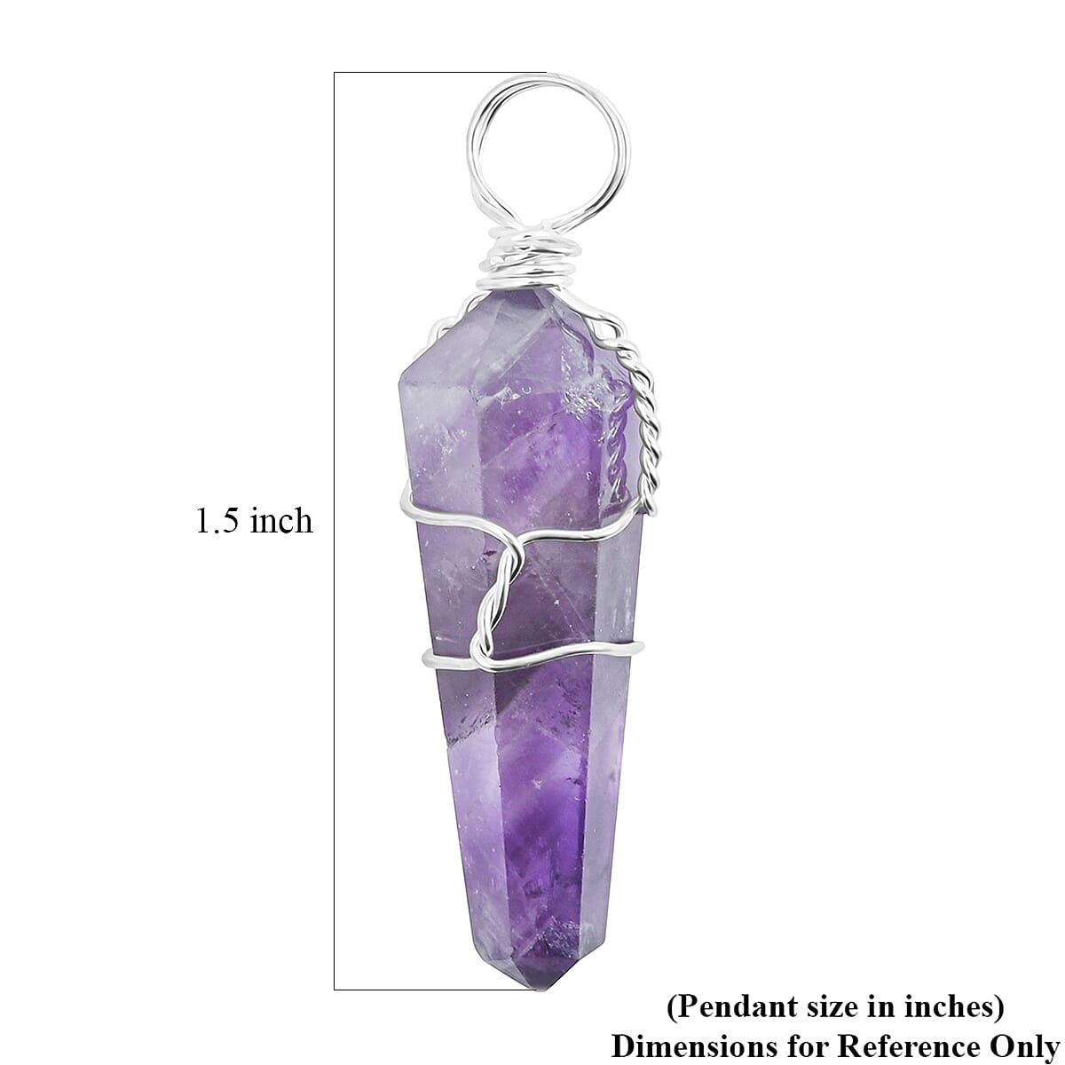 Crystal Point Pendant – Wire-Wrapped Amulet