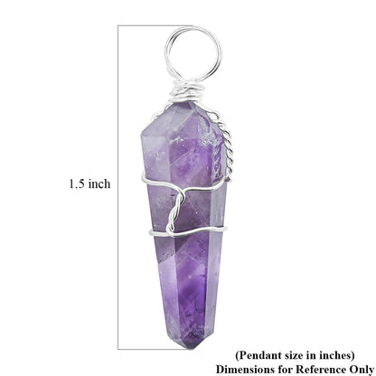 Crystal Point Pendant – Wire-Wrapped Amulet