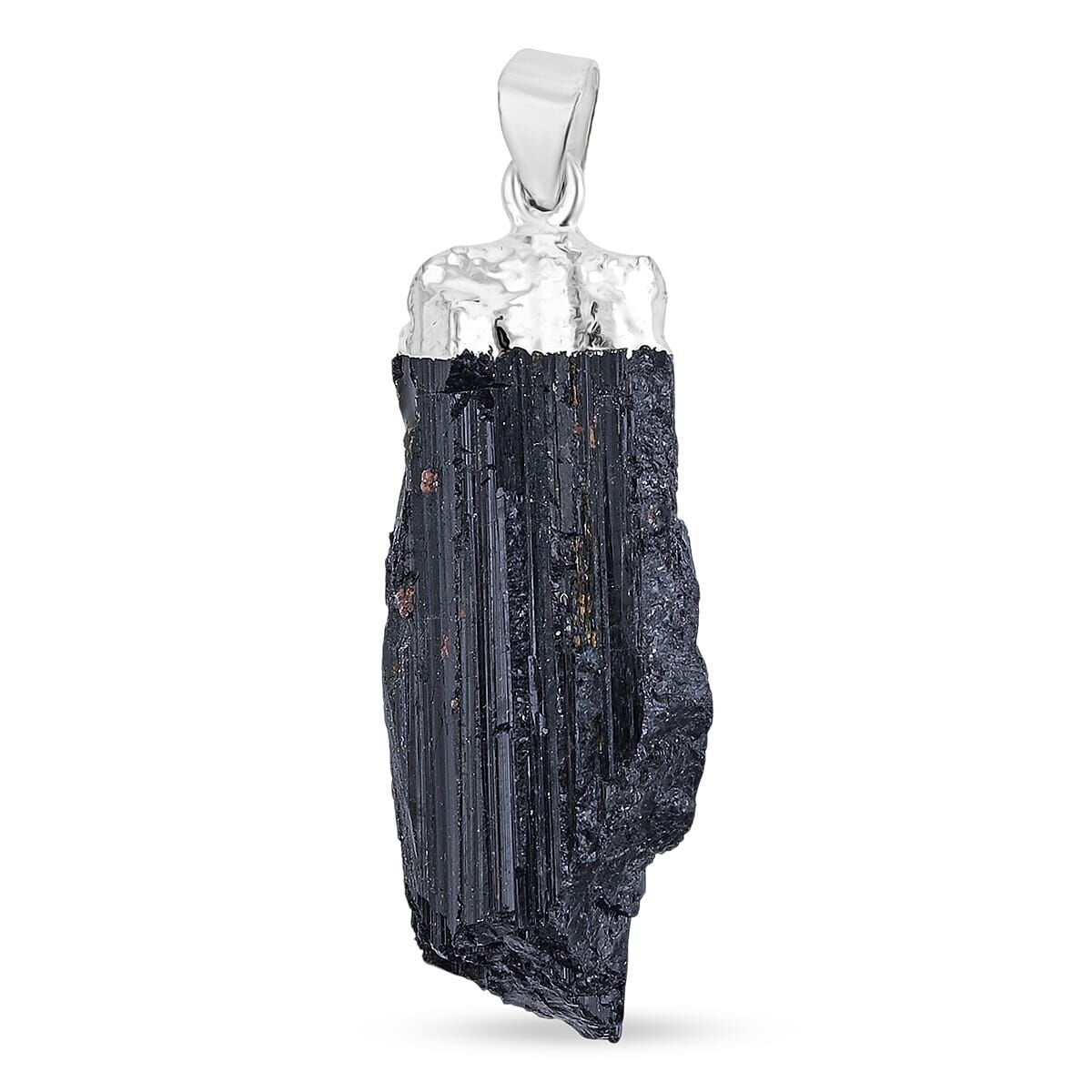 Raw Black Tourmaline Pendant – Protection Stone