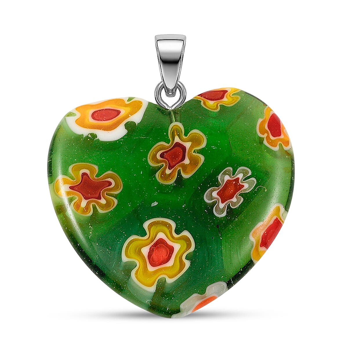 Murano Style Heart Pendant – Wear Your Love