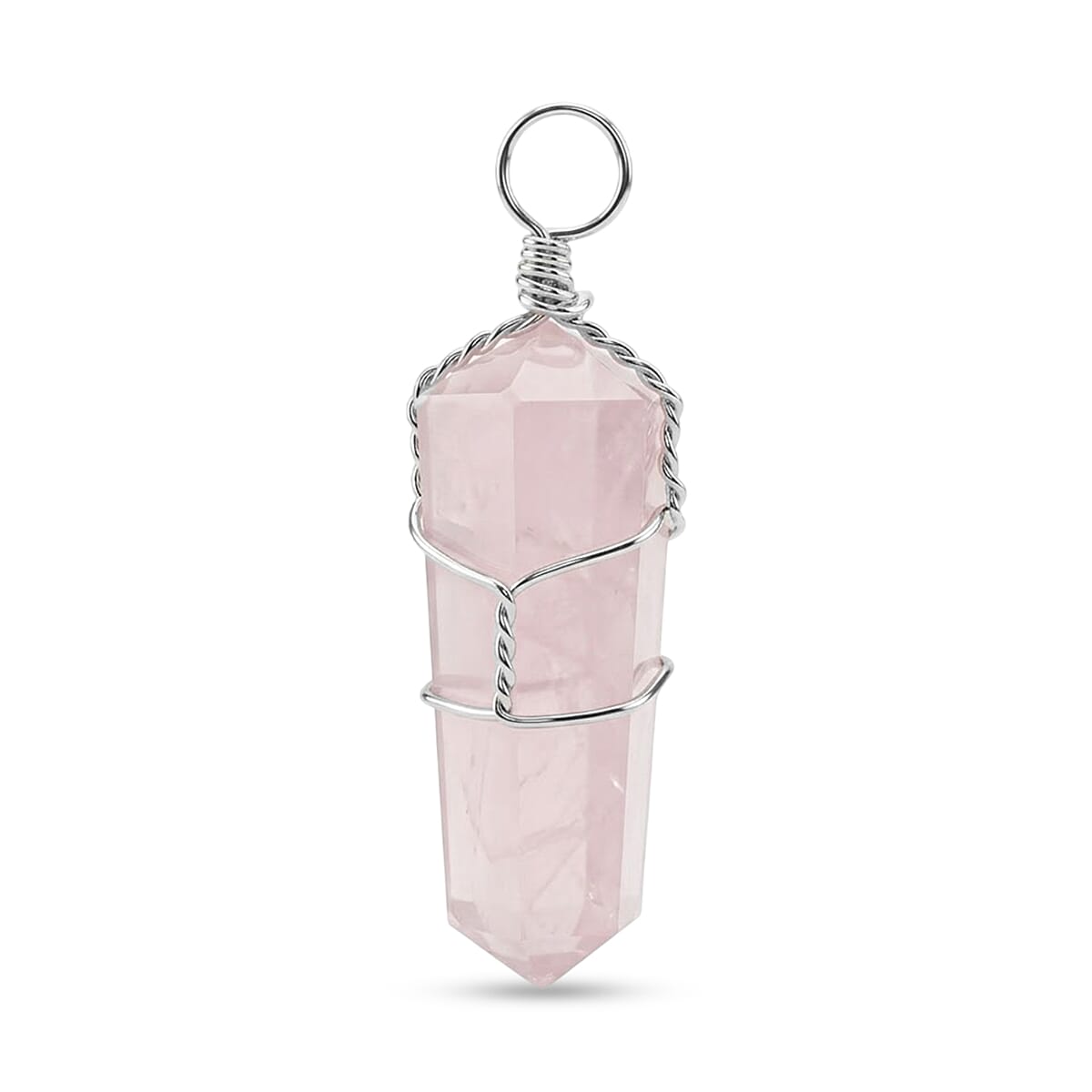 Crystal Point Pendant – Wire-Wrapped Amulet
