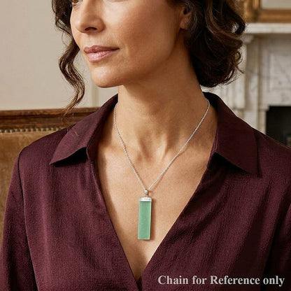 Sleek Crystal Bar Pendant – Wear Your Intention