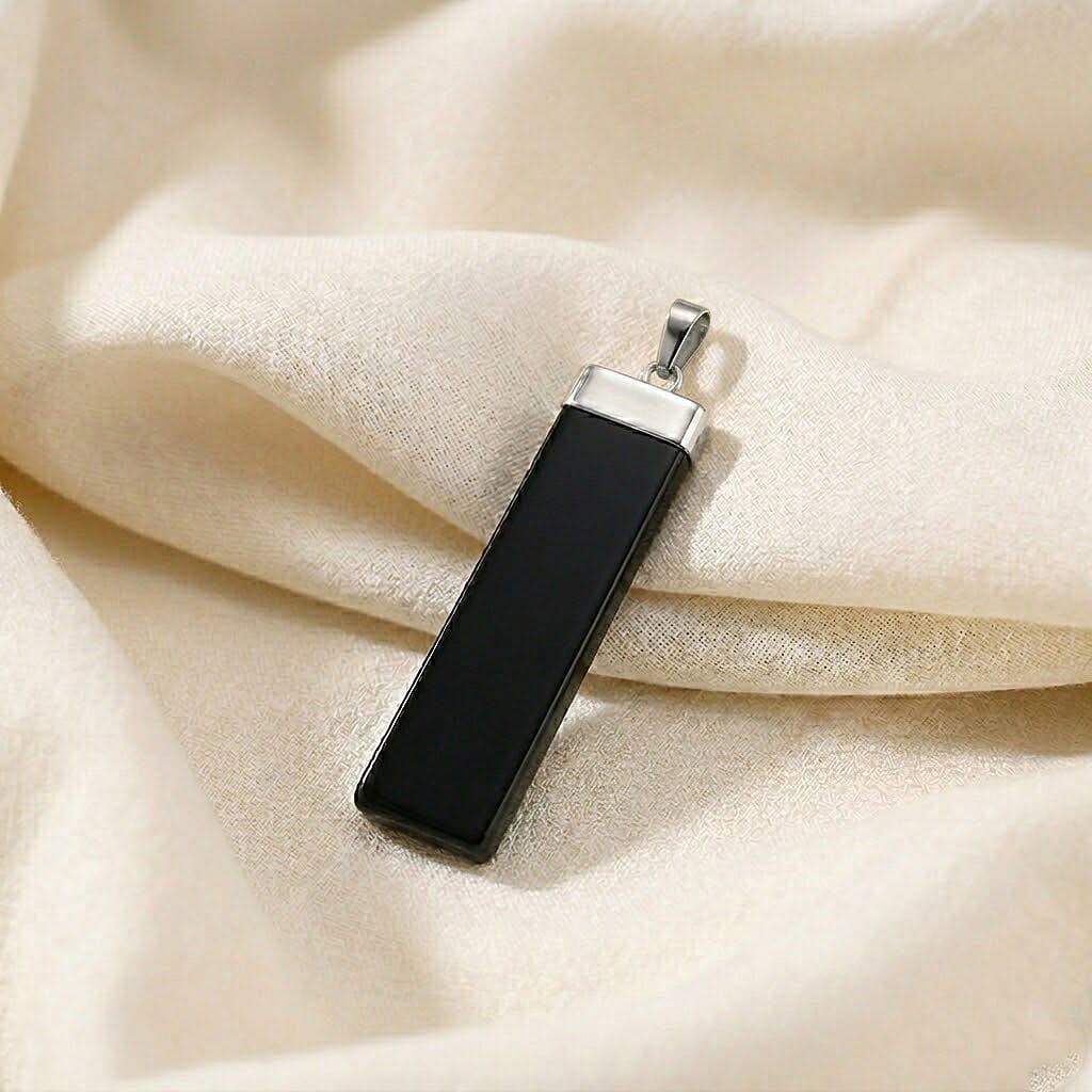 Sleek Crystal Bar Pendant – Wear Your Intention