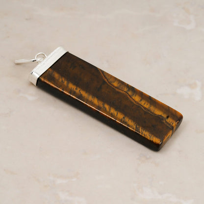 Sleek Crystal Bar Pendant – Wear Your Intention