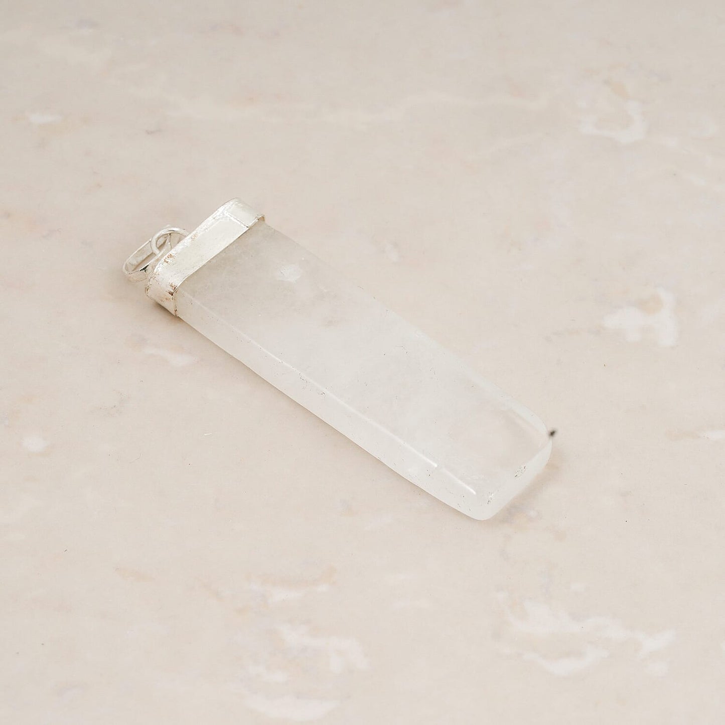 Sleek Crystal Bar Pendant – Wear Your Intention