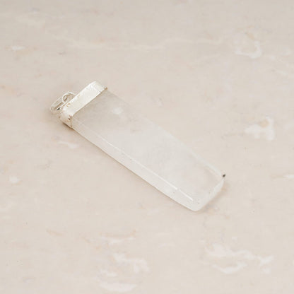Sleek Crystal Bar Pendant – Wear Your Intention