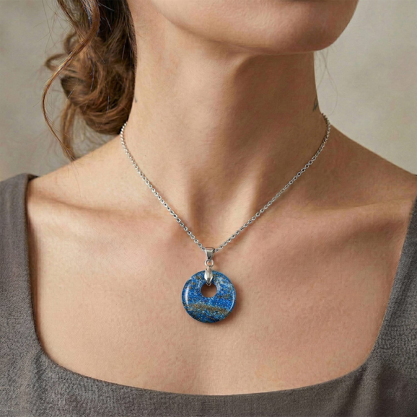 Crystal Donut Pendant – Circle of Energy