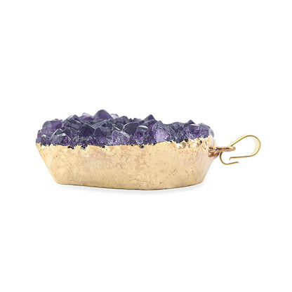 Raw Amethyst Druzy Pendant – Natural Sparkle