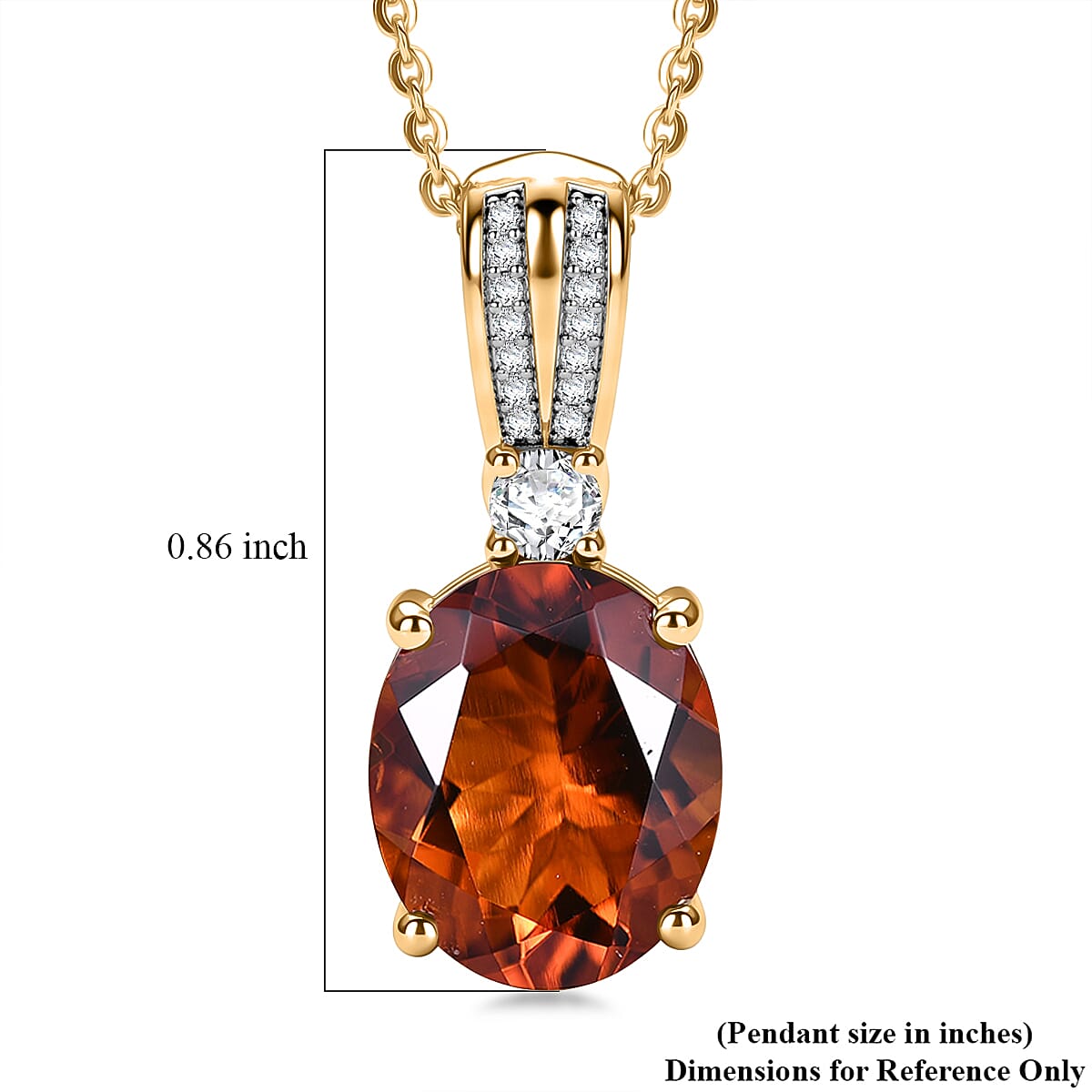 Gemstone Infinity Bloom Pendant Necklace with Moissanite