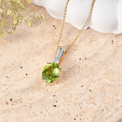 Gemstone Infinity Bloom Pendant Necklace with Moissanite