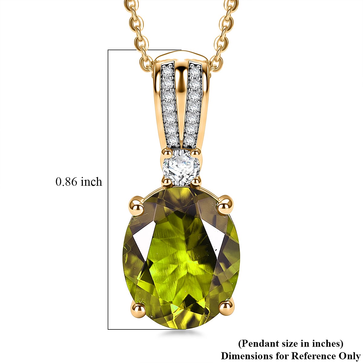 Gemstone Infinity Bloom Pendant Necklace with Moissanite