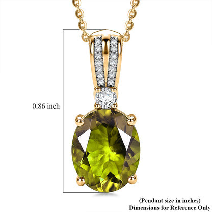 Gemstone Infinity Bloom Pendant Necklace with Moissanite