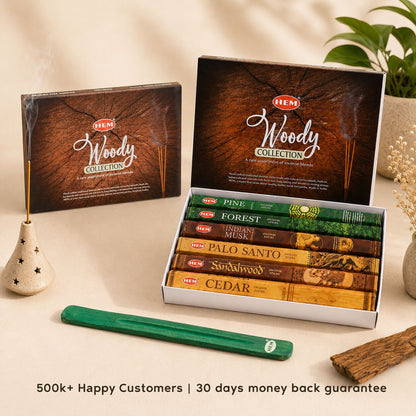 Woody Incense Gift Pack – 120 Sticks
