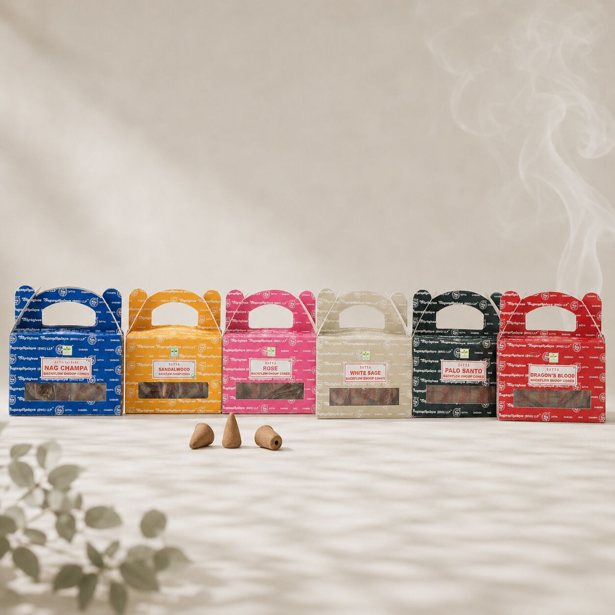 Assorted Backflow Incense Cones – 144 Cones