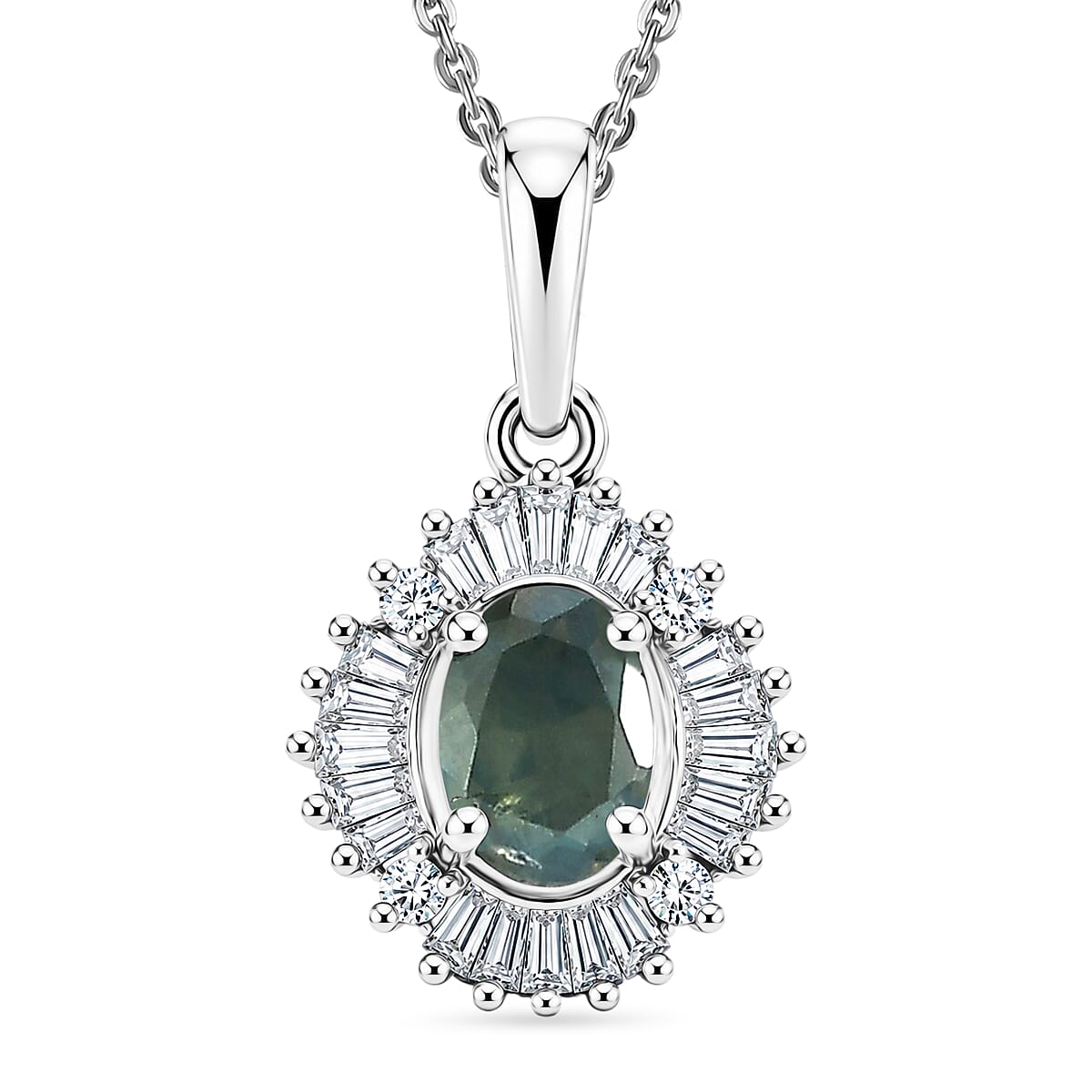 Alexandrite and Diamond Pendant Necklace – Transformation, Clarity and Balance
