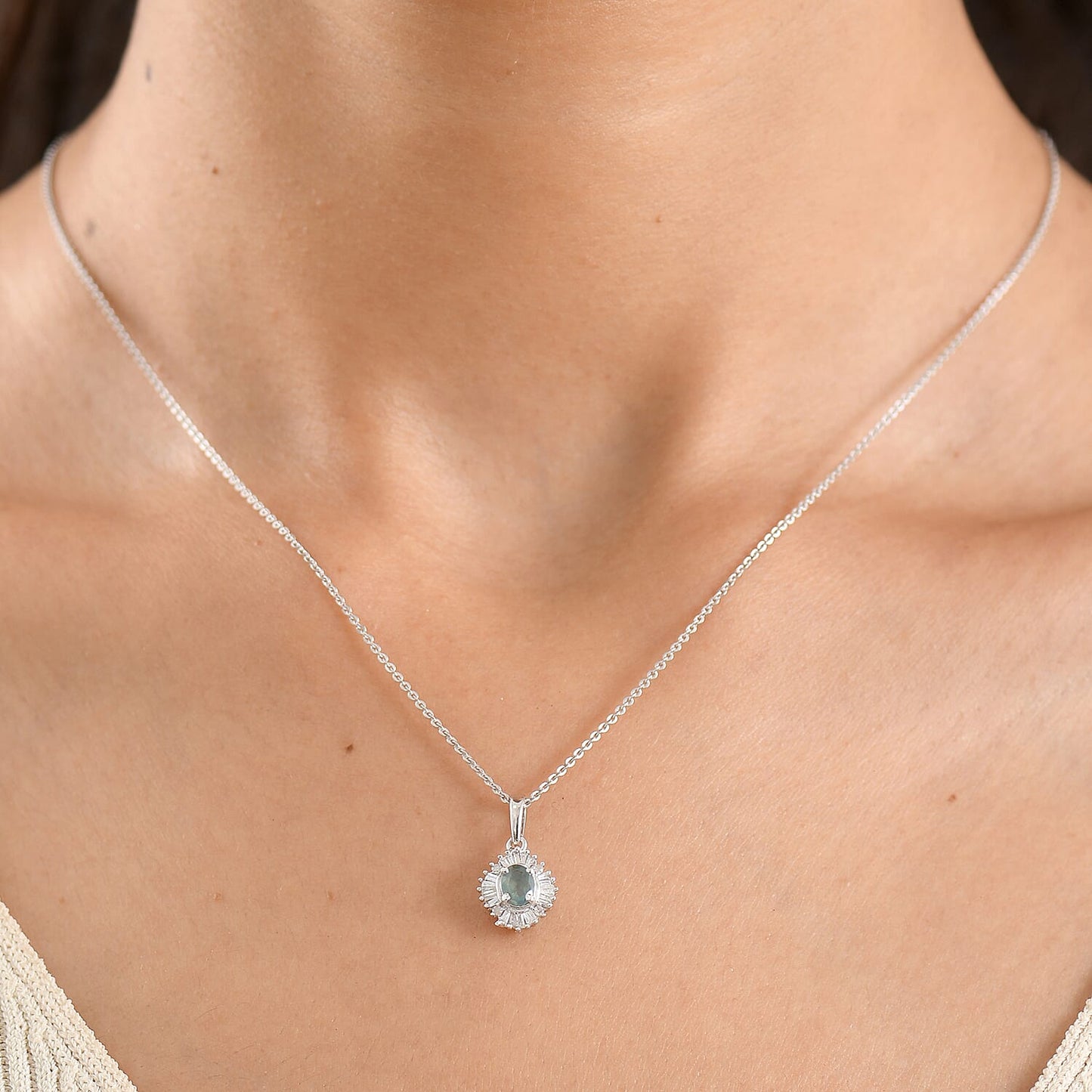 Alexandrite and Diamond Pendant Necklace – Transformation, Clarity and Balance