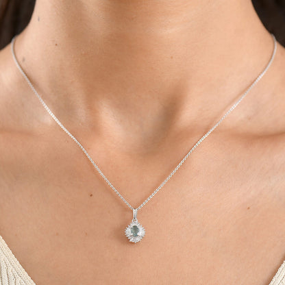 Alexandrite and Diamond Pendant Necklace – Transformation, Clarity and Balance