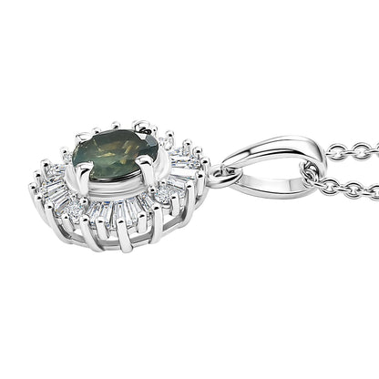 Alexandrite and Diamond Pendant Necklace – Transformation, Clarity and Balance