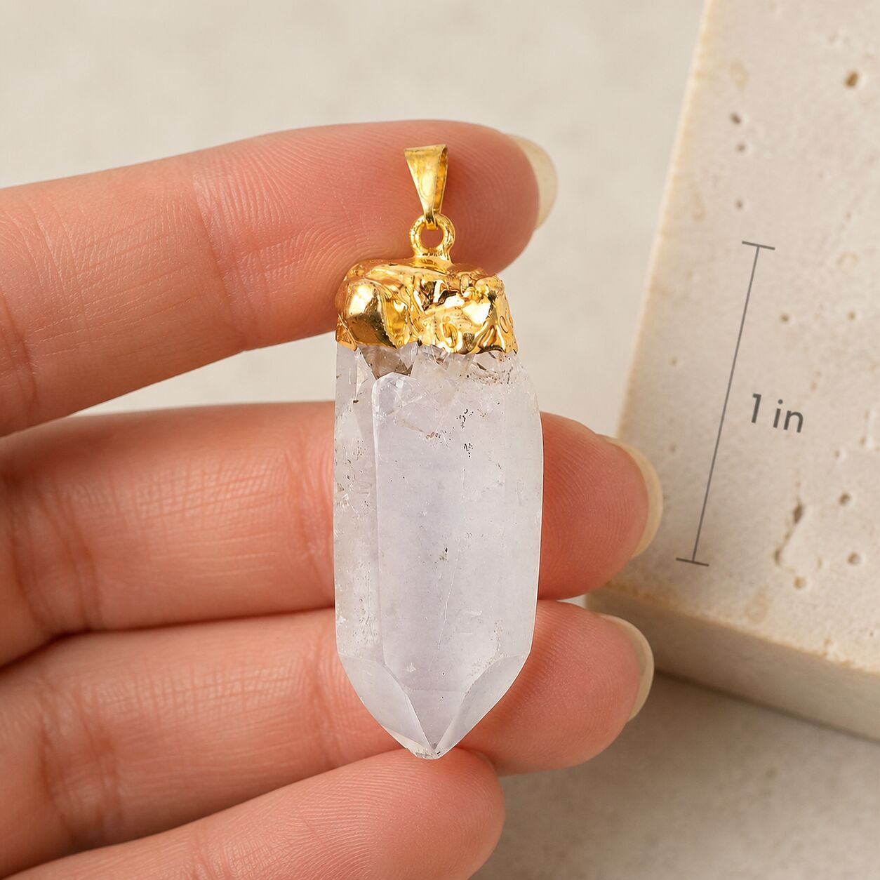 Clear Quartz Point Pendant – Master Healer