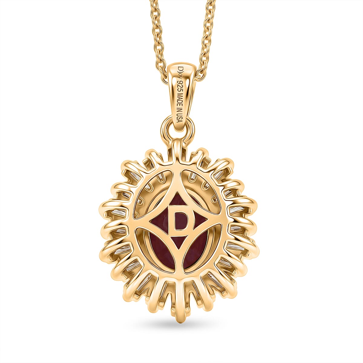 Niassa Ruby and Moissanite Pendant – Passion, Confidence and Positive Energy