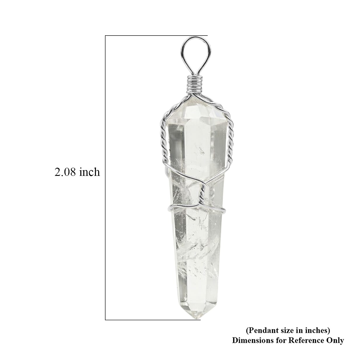 Statement Wire-Wrapped Crystal Point Pendant