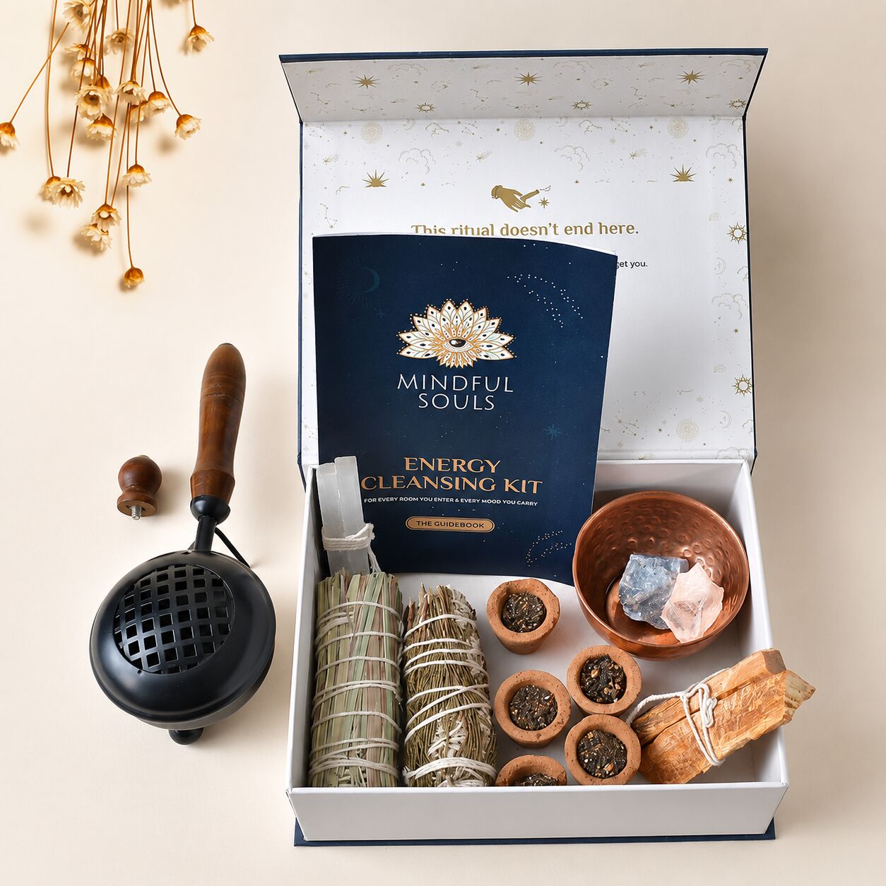Energy Cleansing Kit with Sage & Palo Santo