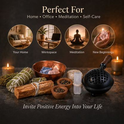 Energy Cleansing Kit with Sage & Palo Santo