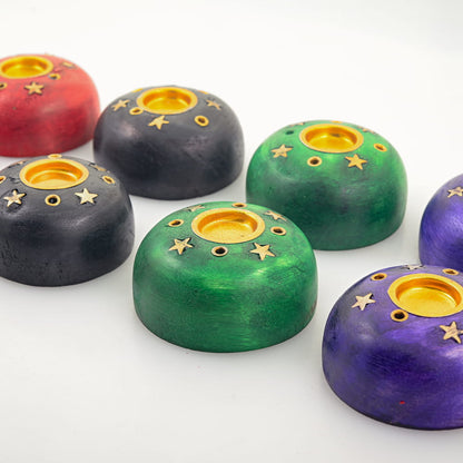 Set of 8 Mini Incense Burners – Cone and Stick Holders