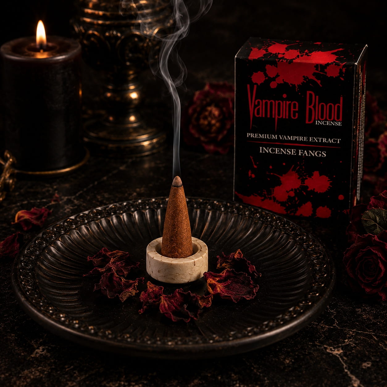 Vampire Blood Incense Cones– 12 Pack Bulk Set