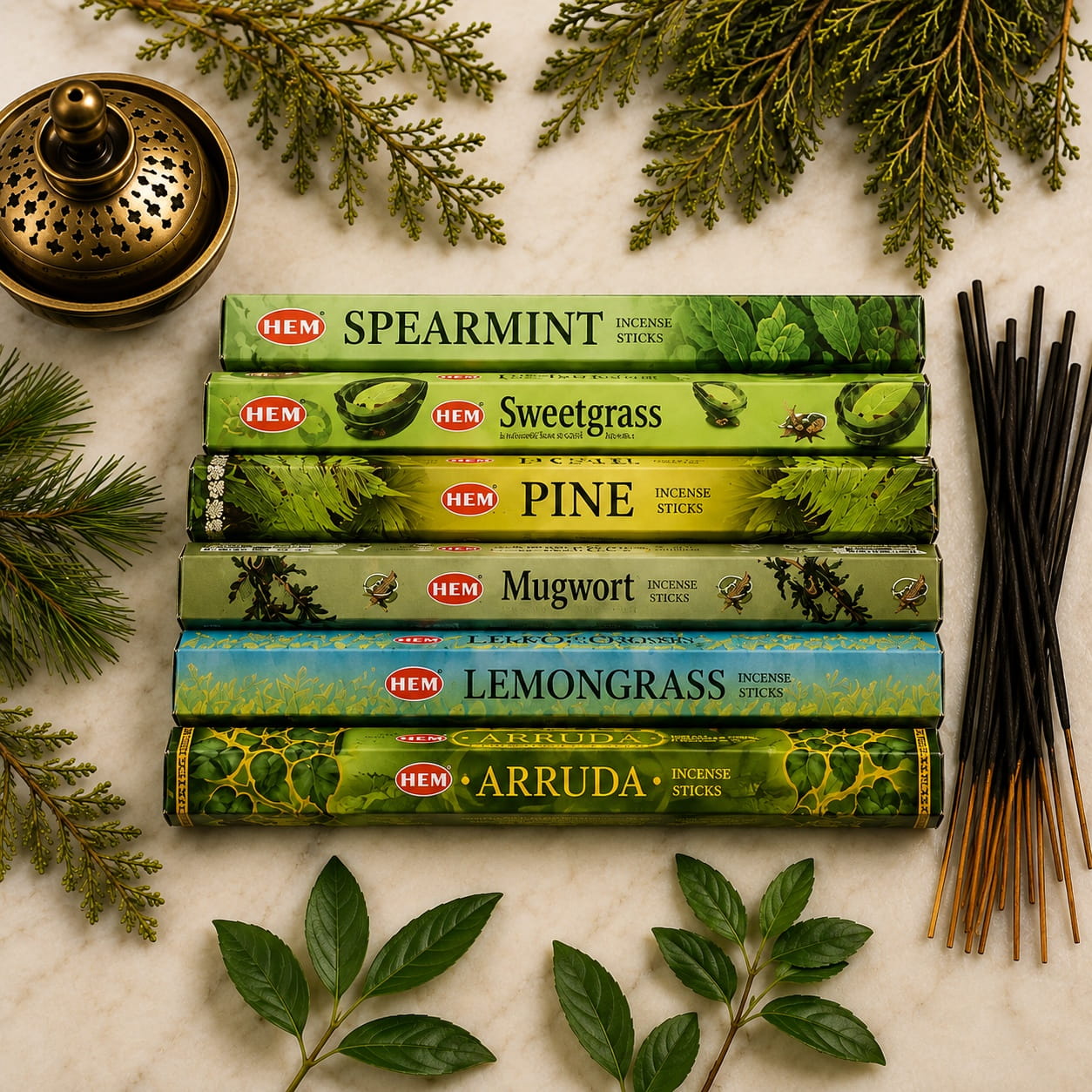 Good Luck and Success Herbal Incense Collection – 6 Stick Sets