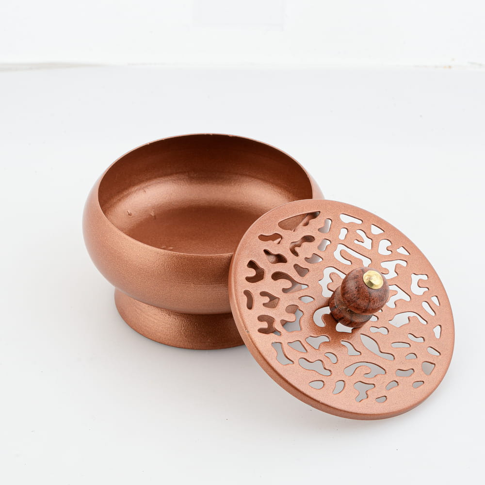 3-Piece Metal Incense Burner Set