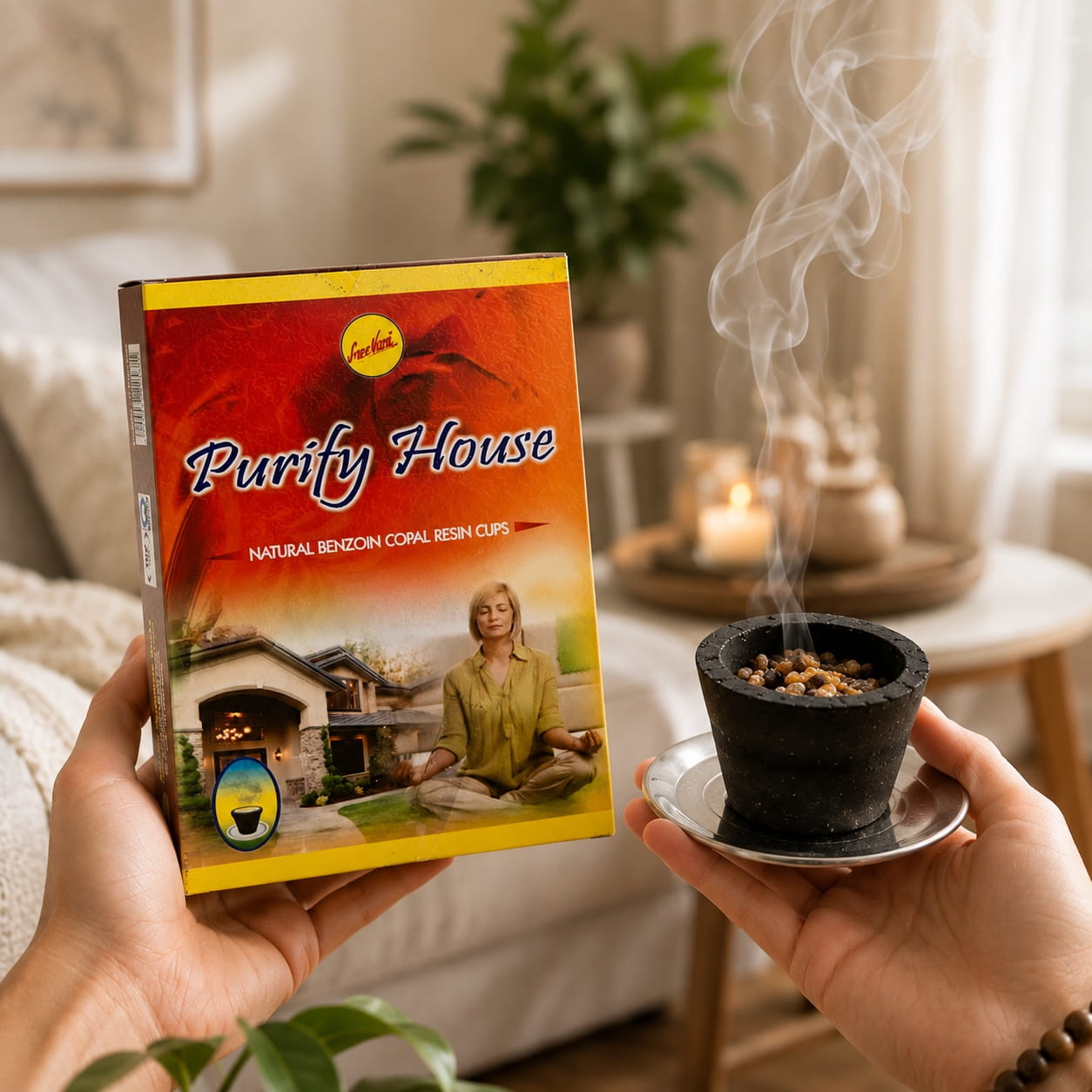 Purify House Benzoin Resin Incense Cups