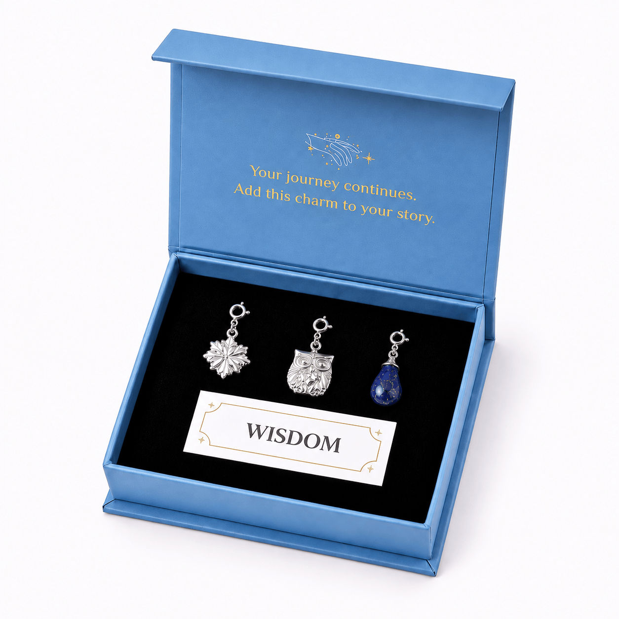 Wisdom Charm Set – Trust Your Gut & Stop Overthinking