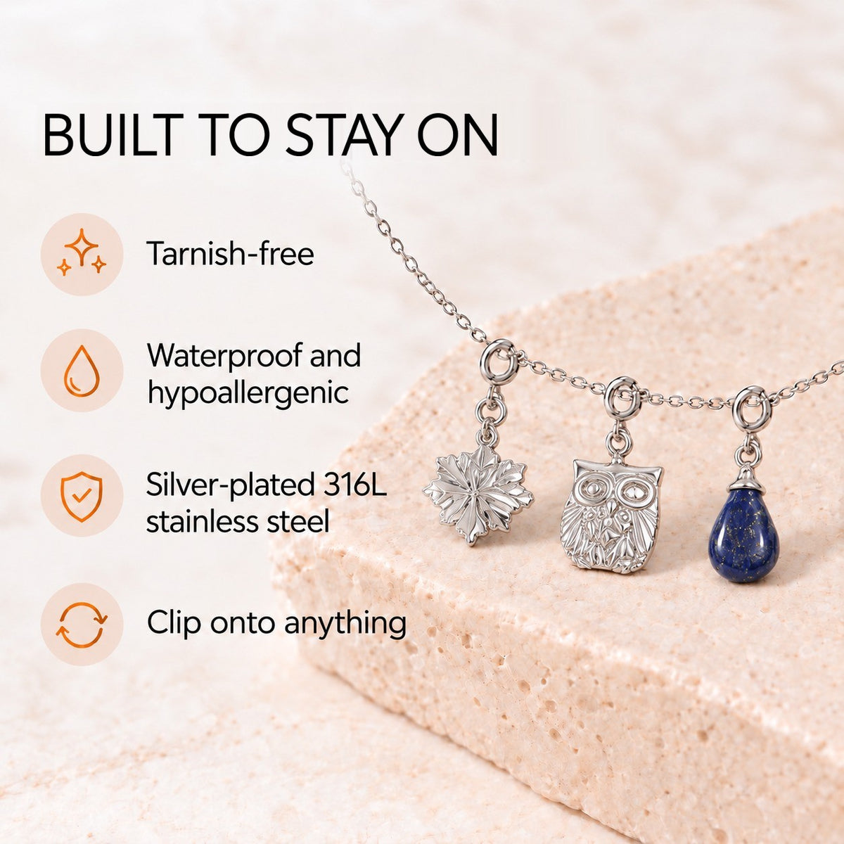 Wisdom Charm Set – Trust Your Gut & Stop Overthinking