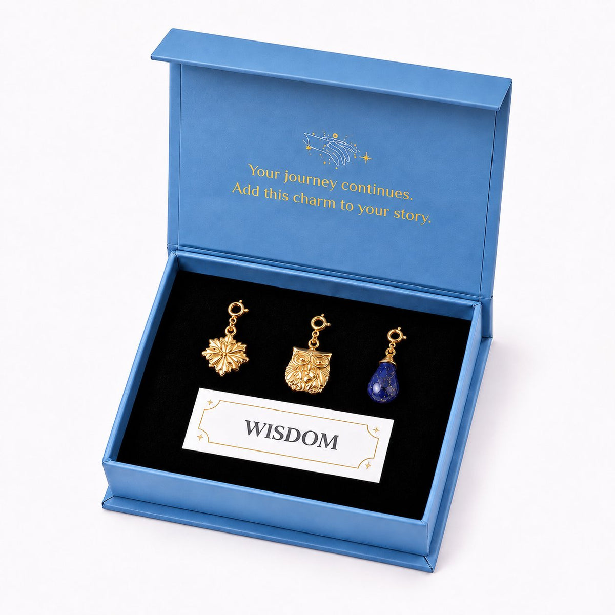 Wisdom Charm Set – Trust Your Gut & Stop Overthinking