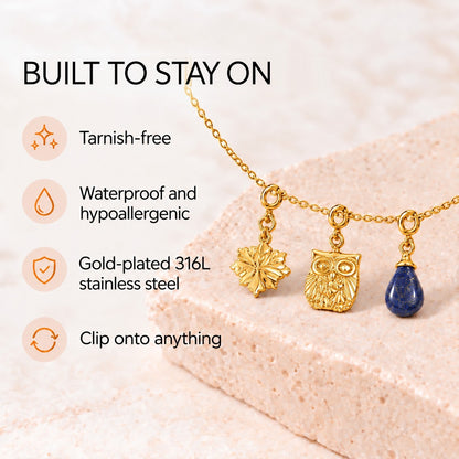 Wisdom Charm Set – Trust Your Gut & Stop Overthinking