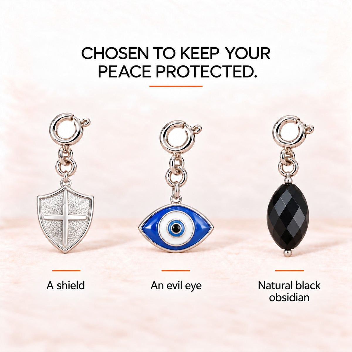 Protection Charm Set – Guard Your Energy & Block Vibes