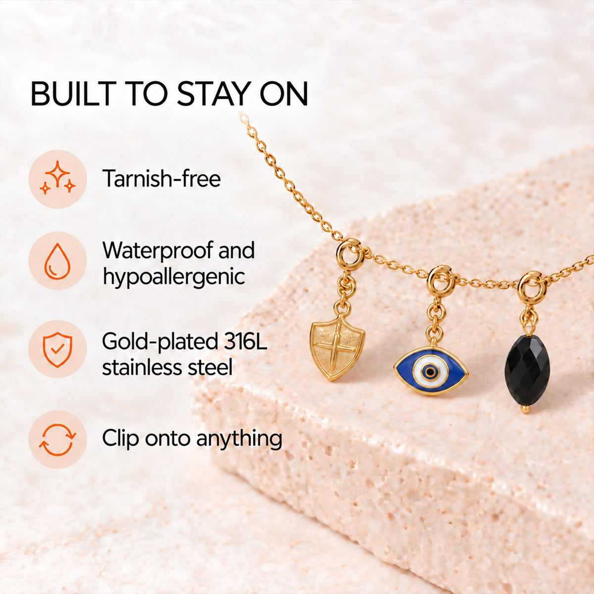 Protection Charm Set – Guard Your Energy & Block Vibes