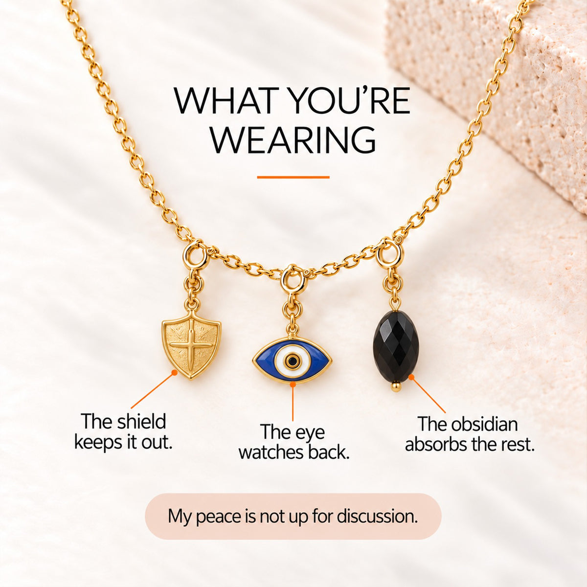 Protection Charm Set – Guard Your Energy & Block Vibes