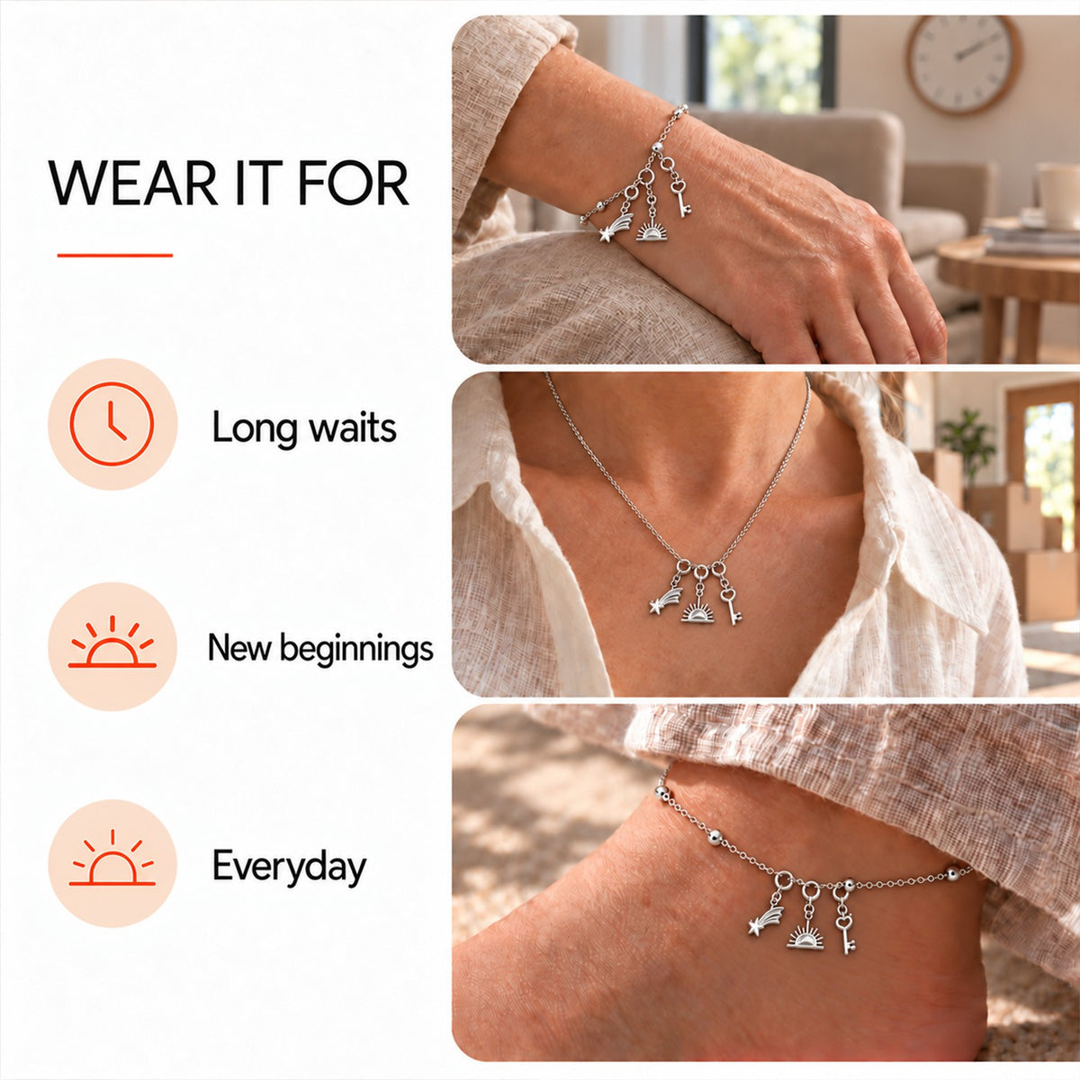 Hope Charm Set – Keep Believing in Better Days Ahead