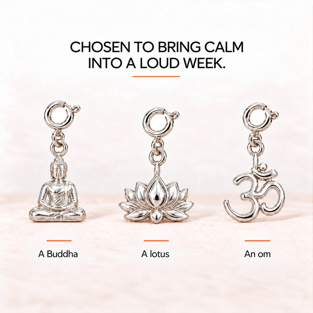 Inner Peace Charm Set – Keep Calm Through Daily Chaos