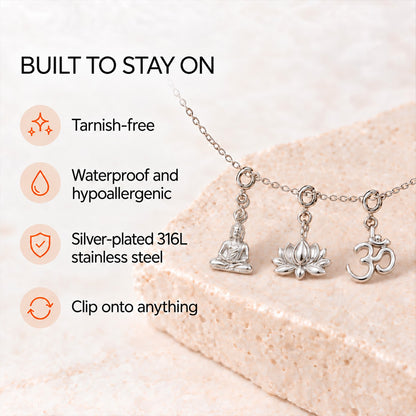 Inner Peace Charm Set – Keep Calm Through Daily Chaos