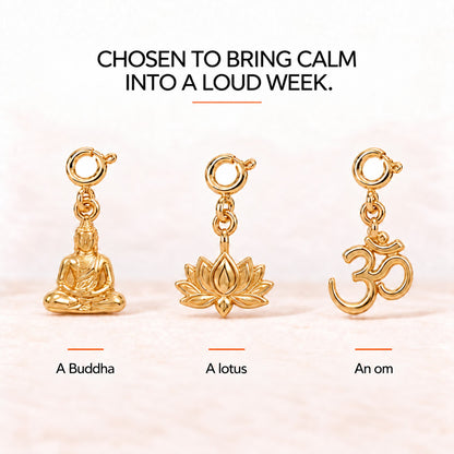 Inner Peace Charm Set – Keep Calm Through Daily Chaos