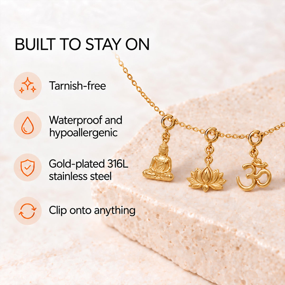 Inner Peace Charm Set – Keep Calm Through Daily Chaos