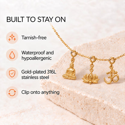 Inner Peace Charm Set – Keep Calm Through Daily Chaos