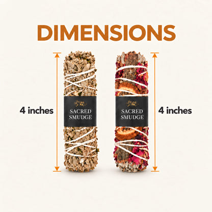 Natural Sage Bundles Set – Botanical Smudge Sticks Pack